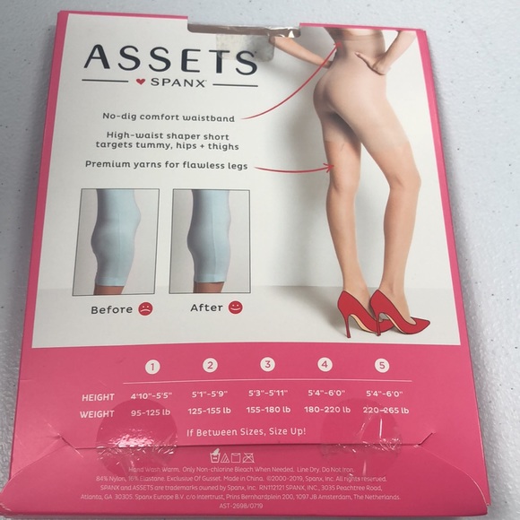 NEW! Assets by Spanx high waist shaping sheers - nude - Picture 5 of 7